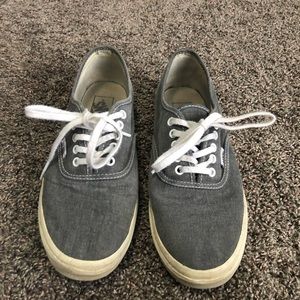 Gray Canvas Vans